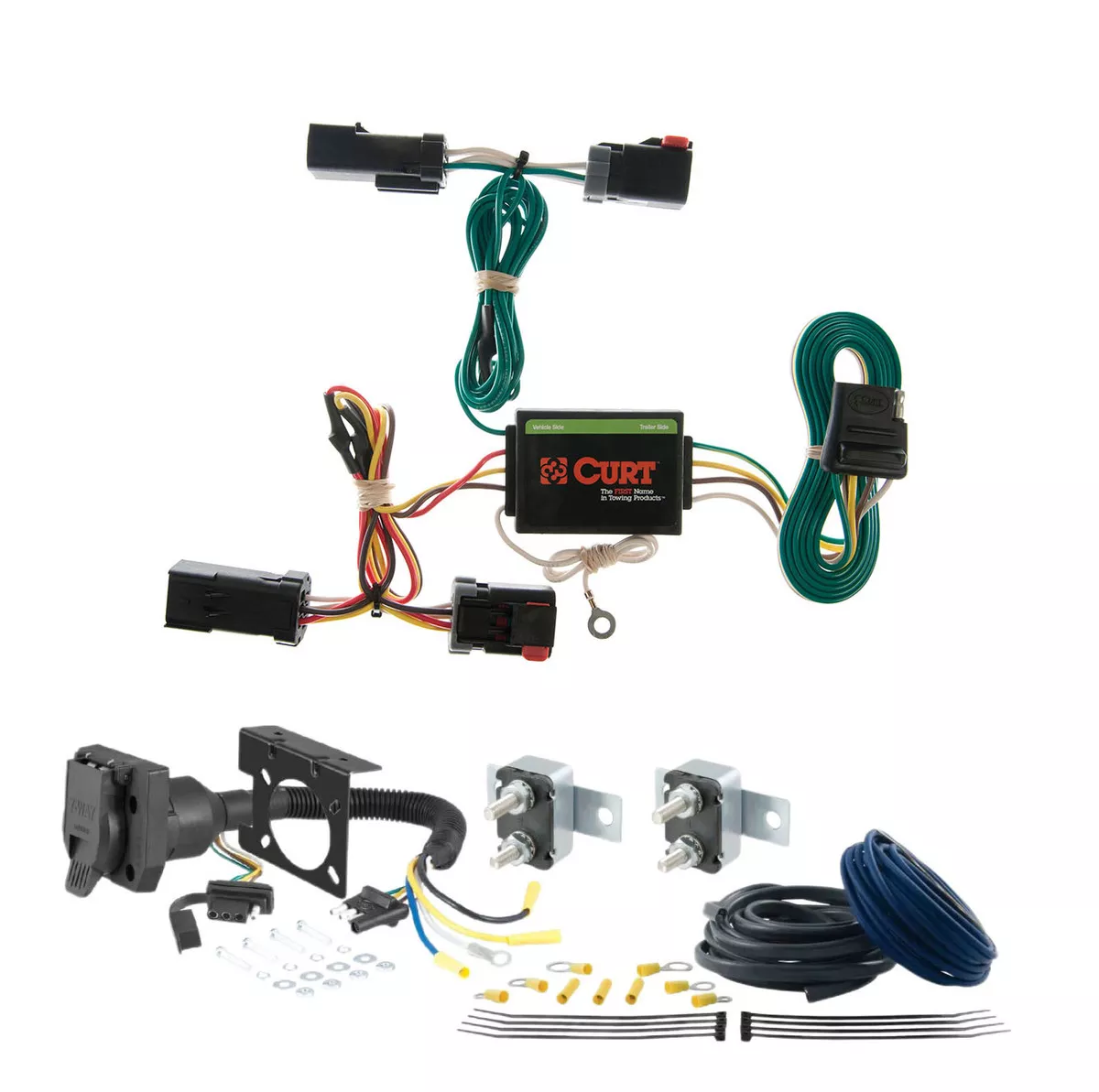 00 - 09 Dodge Dakota CURT Trailer Brake Controller 7-Way Upgrade Kit7WK683