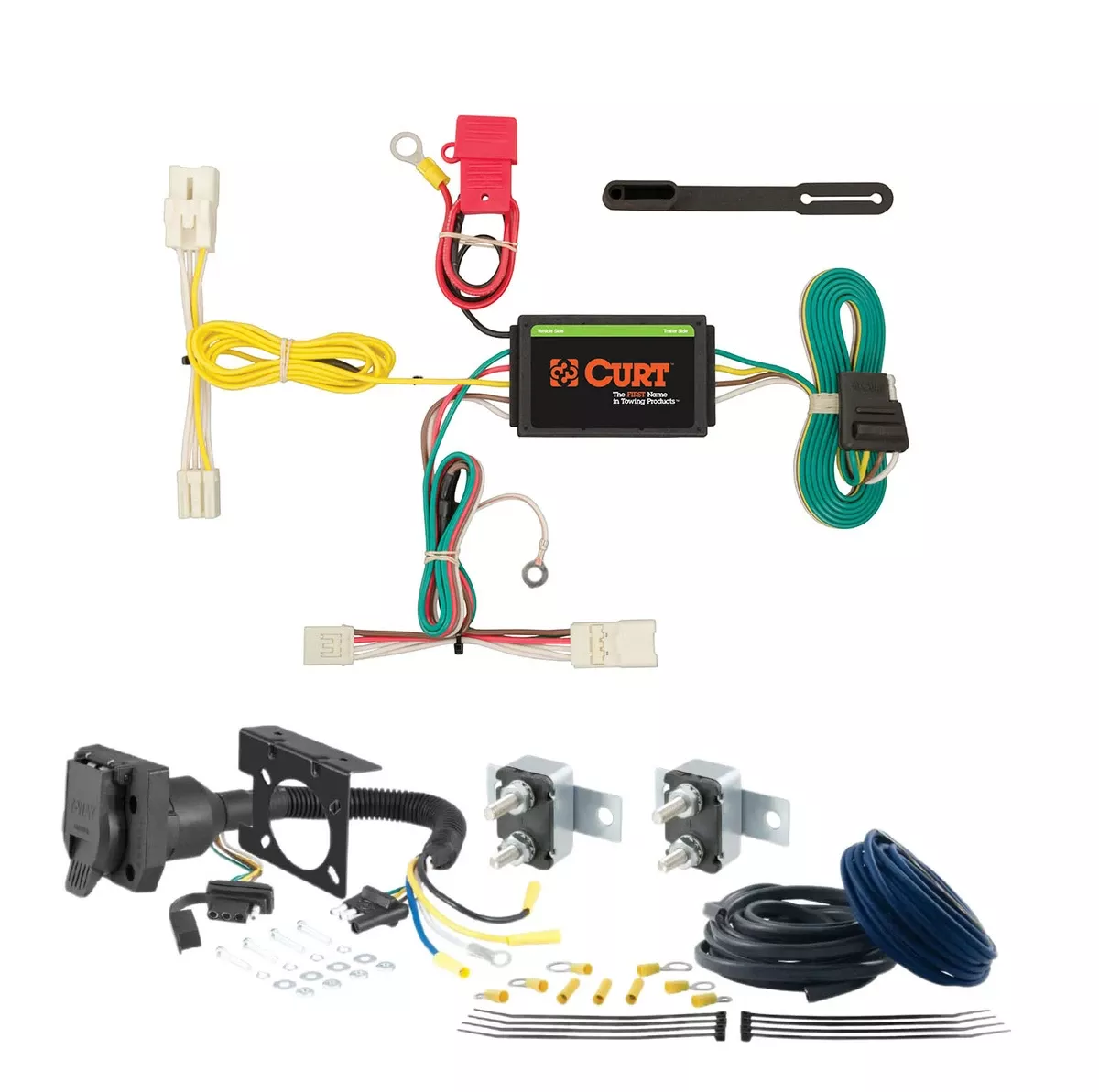 02 - 15 Mini Cooper Convertible, excluding 'S' model CURT Trailer Brake Controller 7-Way Upgrade Kit7WK1960