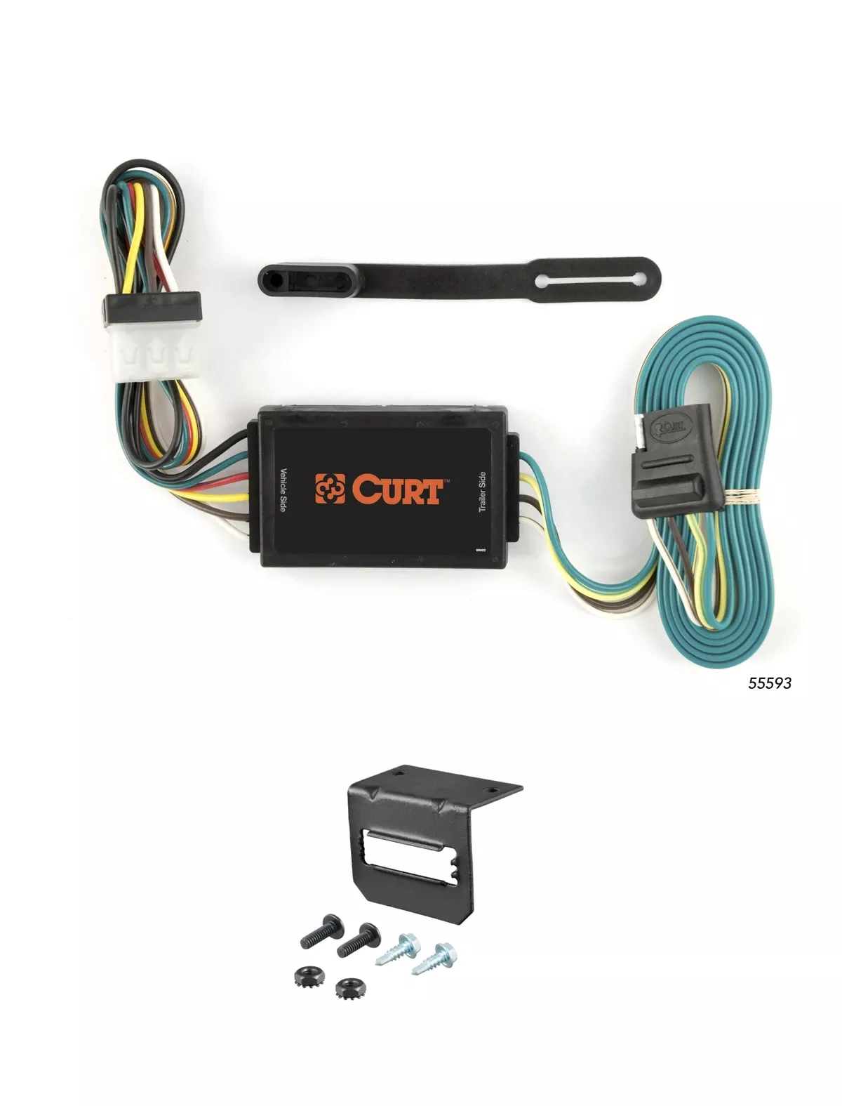 07-12 Mazda CX-7 CURT 4-flat Plug and Play Trailer Wiring