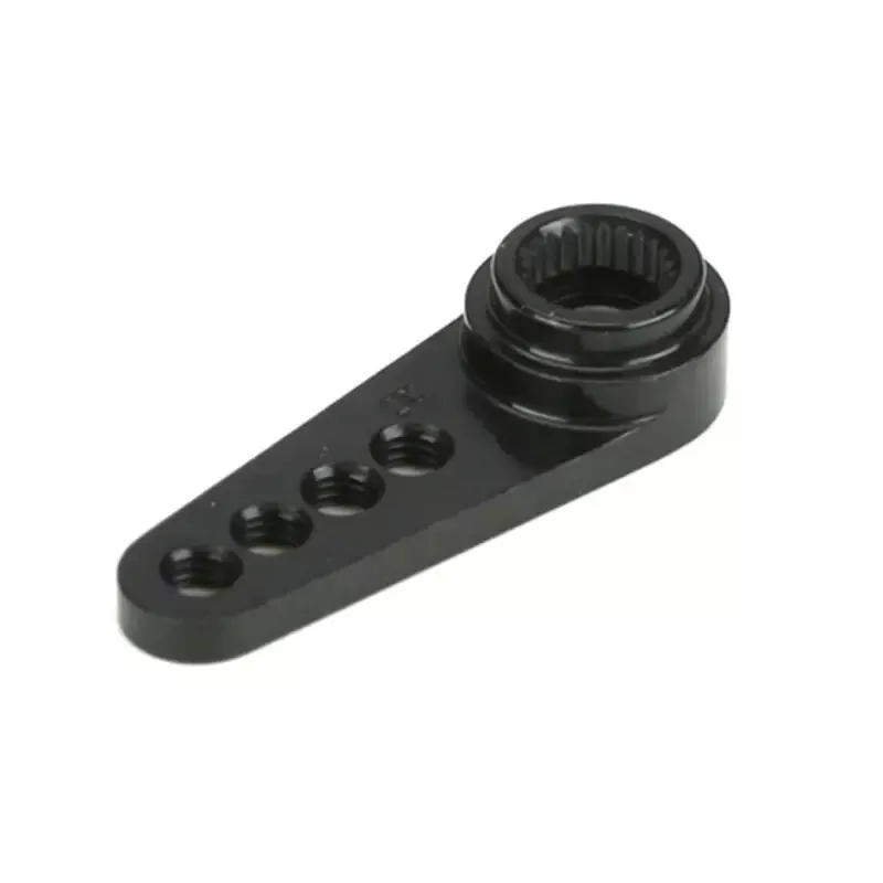 1/2 Machined Alum Servo Arm: 24T HRC Black