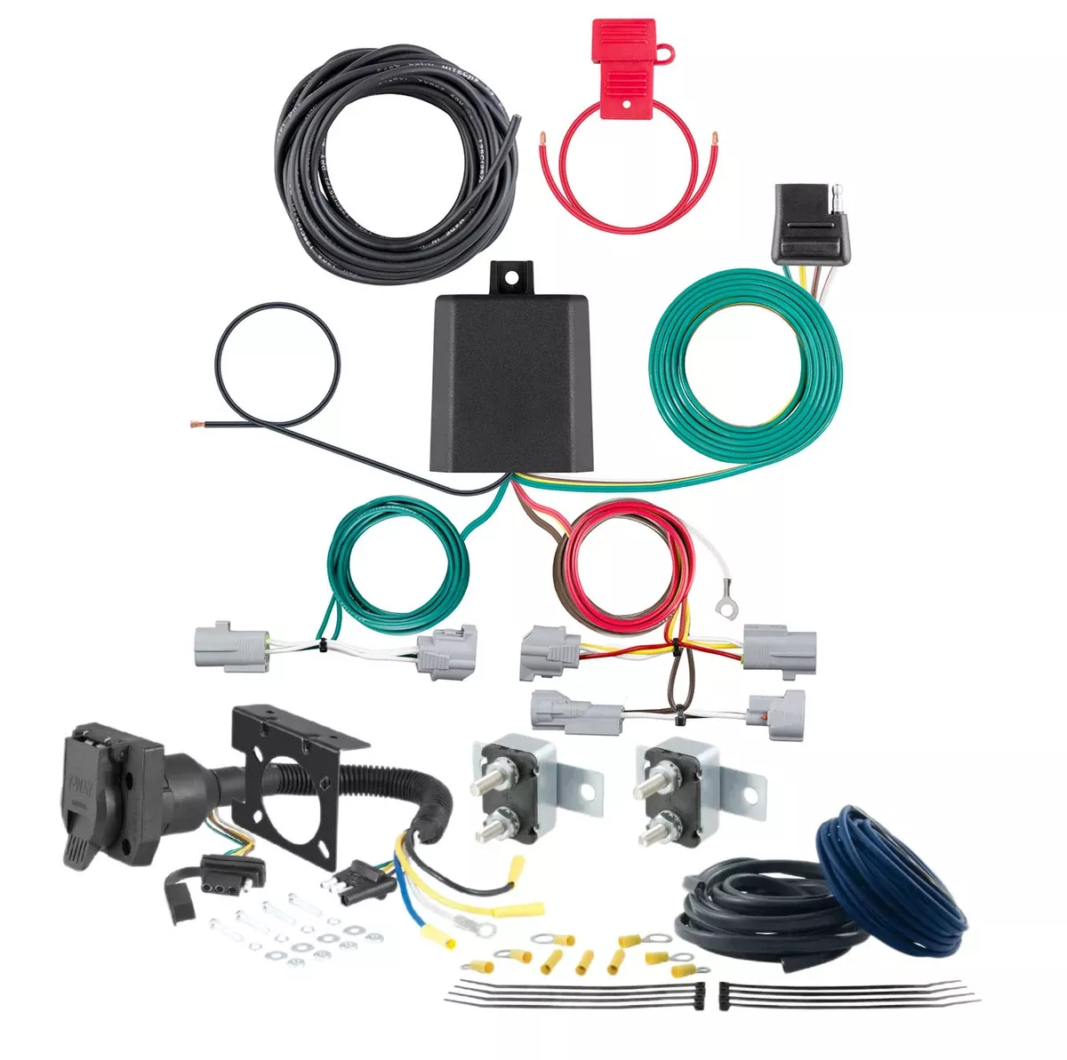 14 - 24 RAM ProMaster 3500 Excluding remote proximity keyless entry CURT Trailer Brake Controller 7-Way Upgrade Kit7WK2161