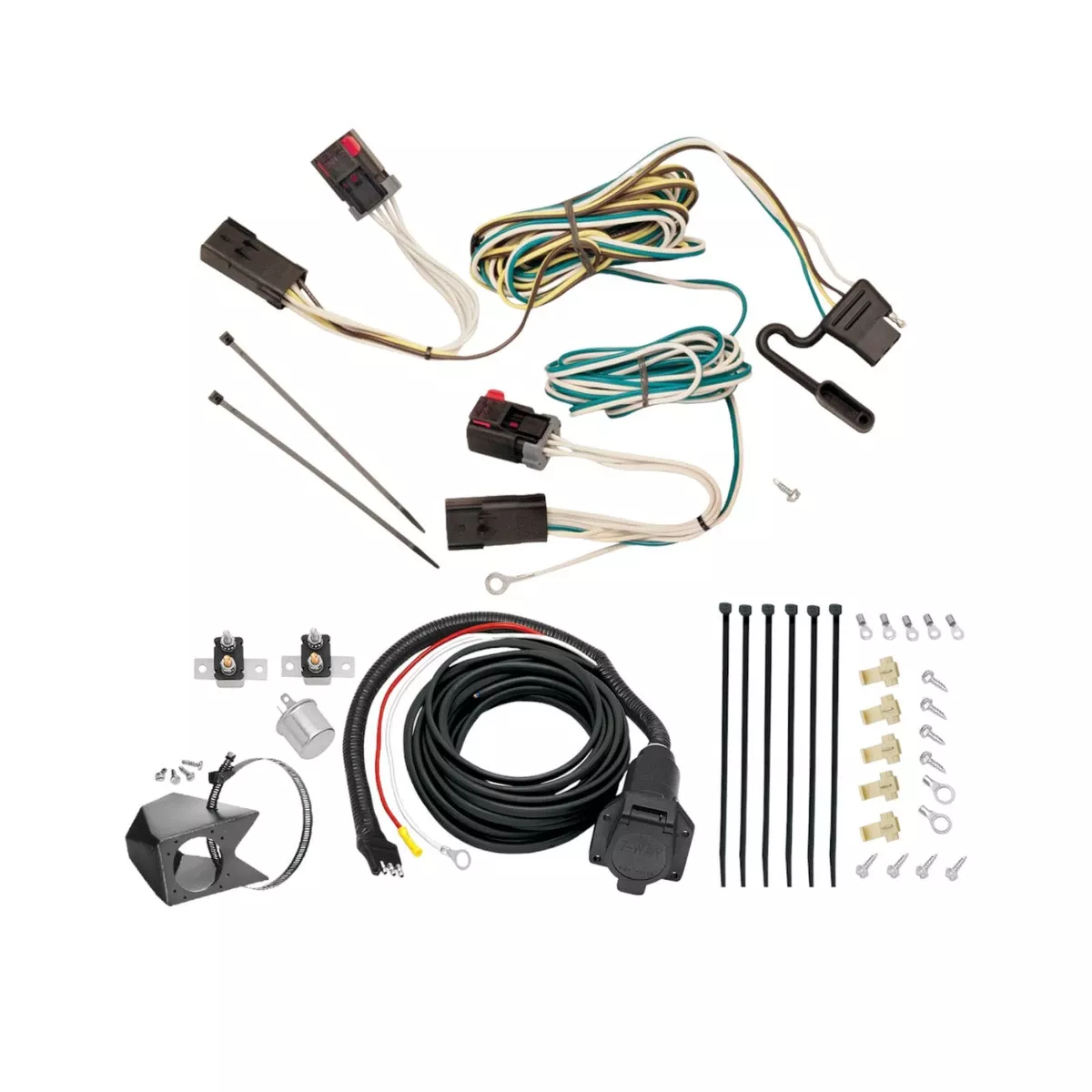 2005-2007 Chrysler 300 Except 300 C Tekonsha Custom 7-Way + Brake Controller Install Kit