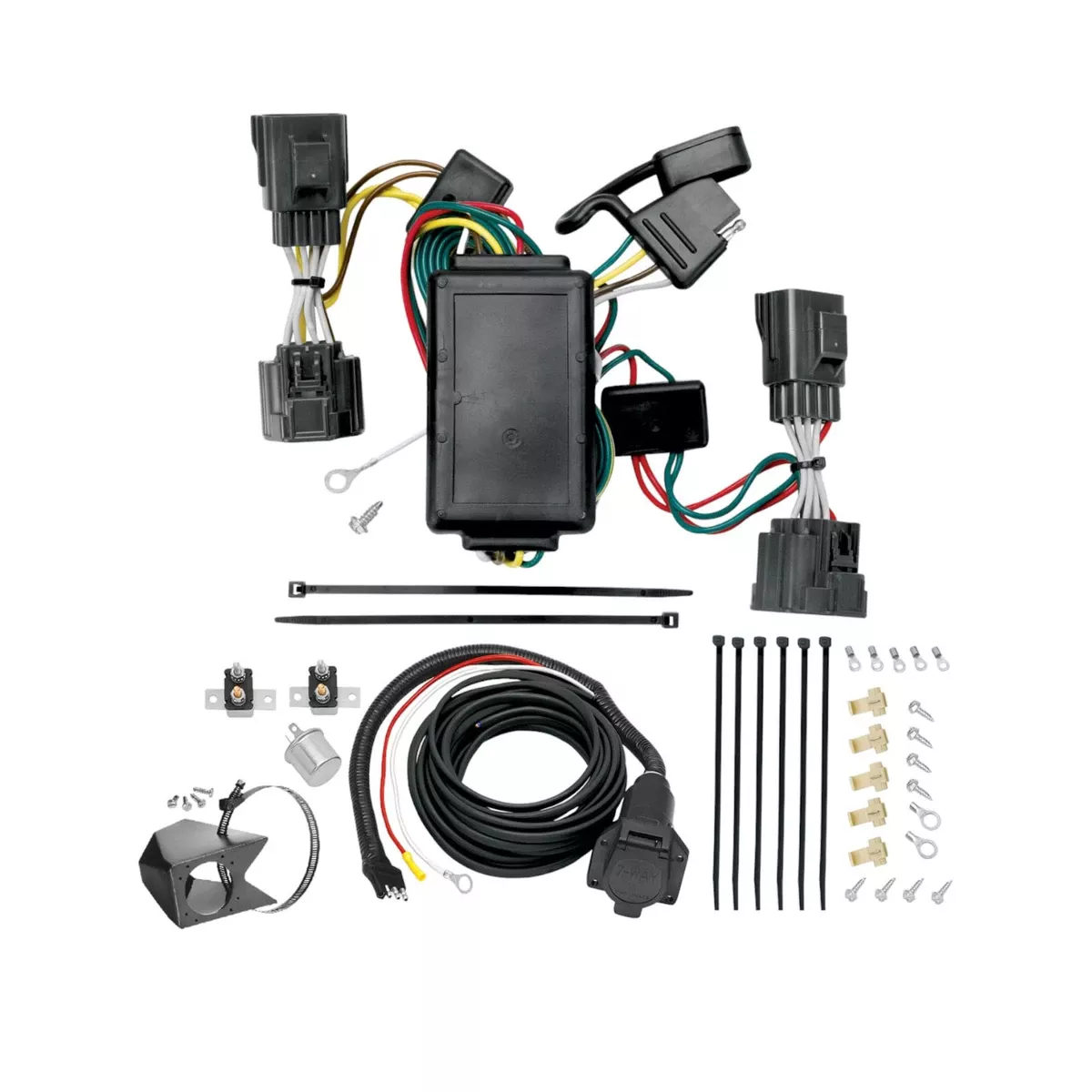 2006-2010 Jeep CommanderTekonsha Custom 7-Way + Brake Controller Install Kit