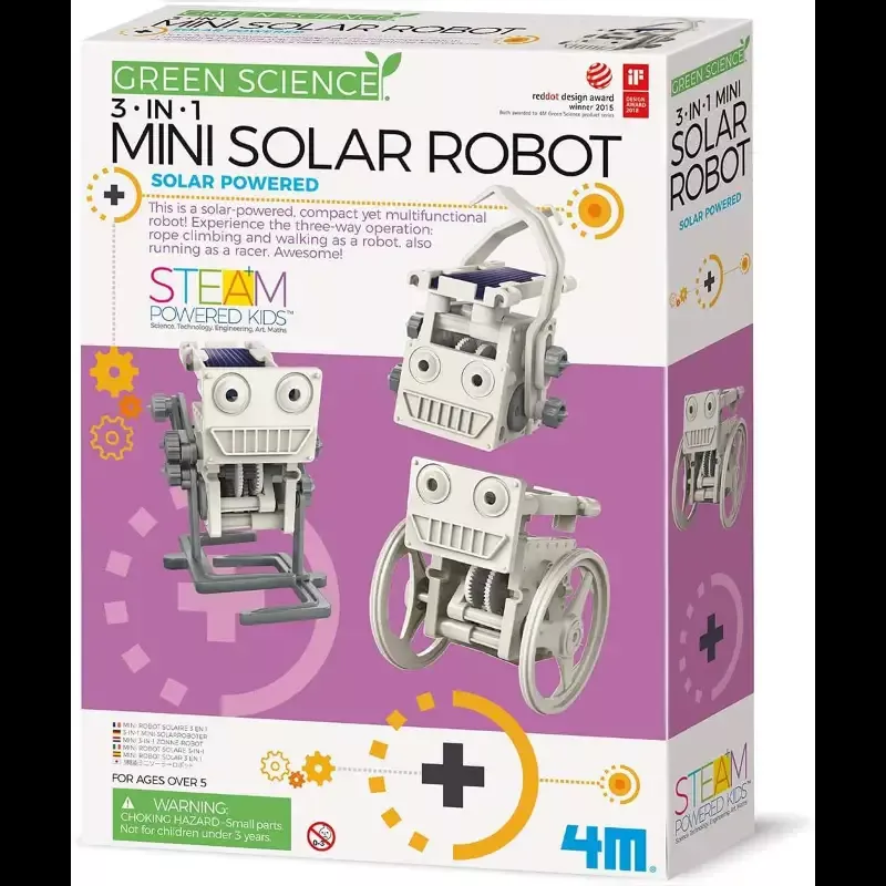 3-in-1 Mini Solar Robot