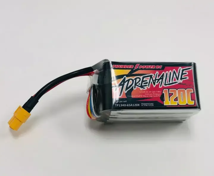 6 Cell 22.2v 1340mAh 120C w/ XT60