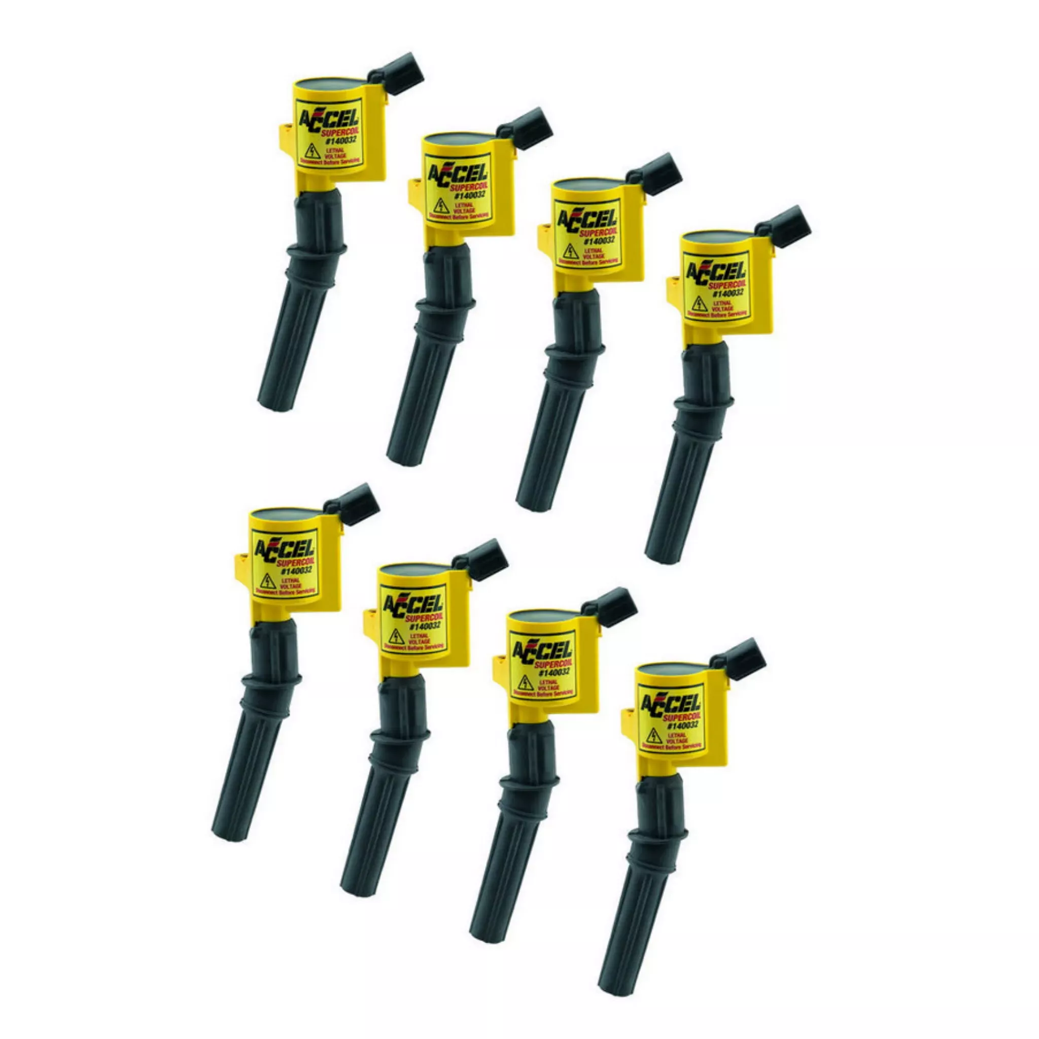 Accel Super Coil Direct Fire 98-08 Ford Modular 2 Valve (Set of 8)