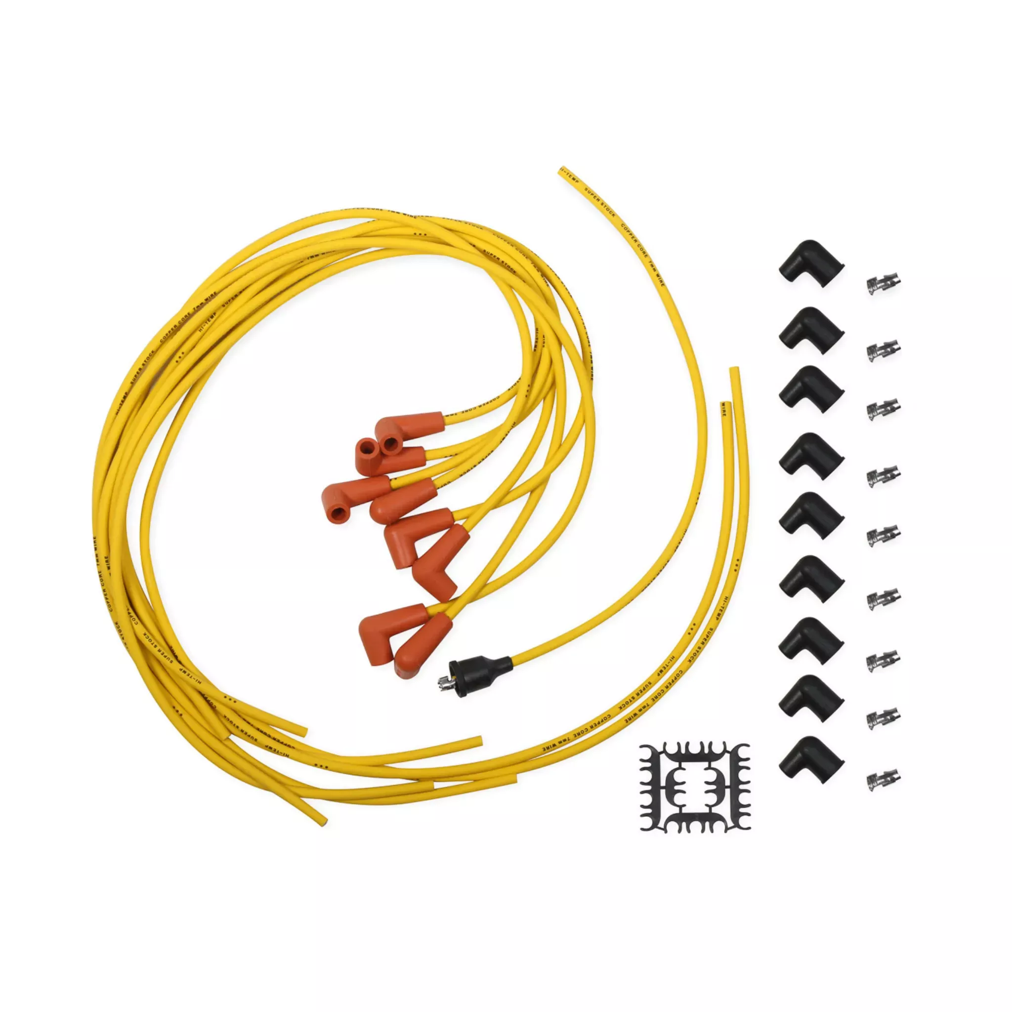 Accel Wire Set 7mm 90 Degree End Copper