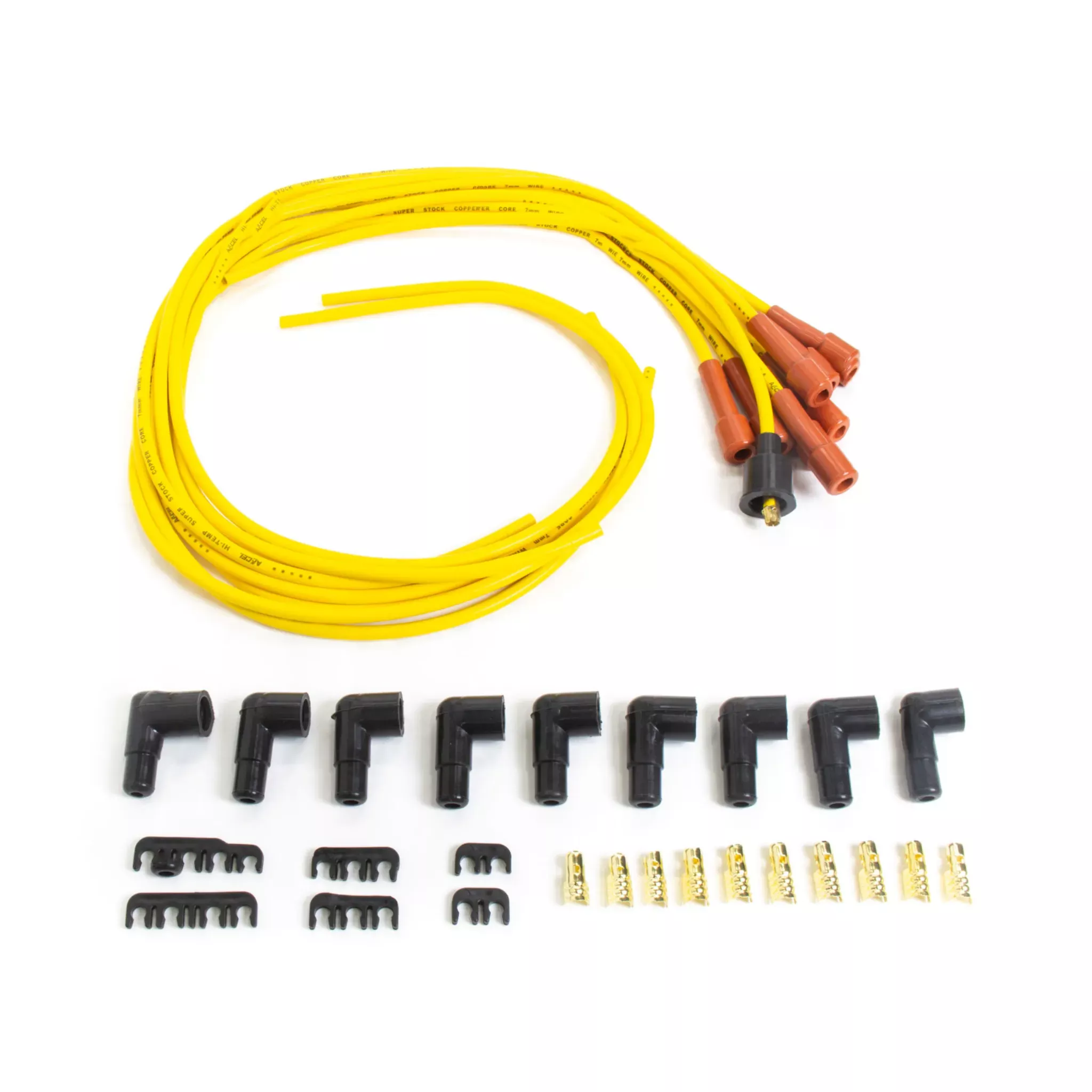 Accel Wire Set 7mm Straight End Copper
