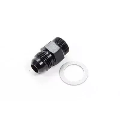 Aeroquip #6 Single Feed Holley Black