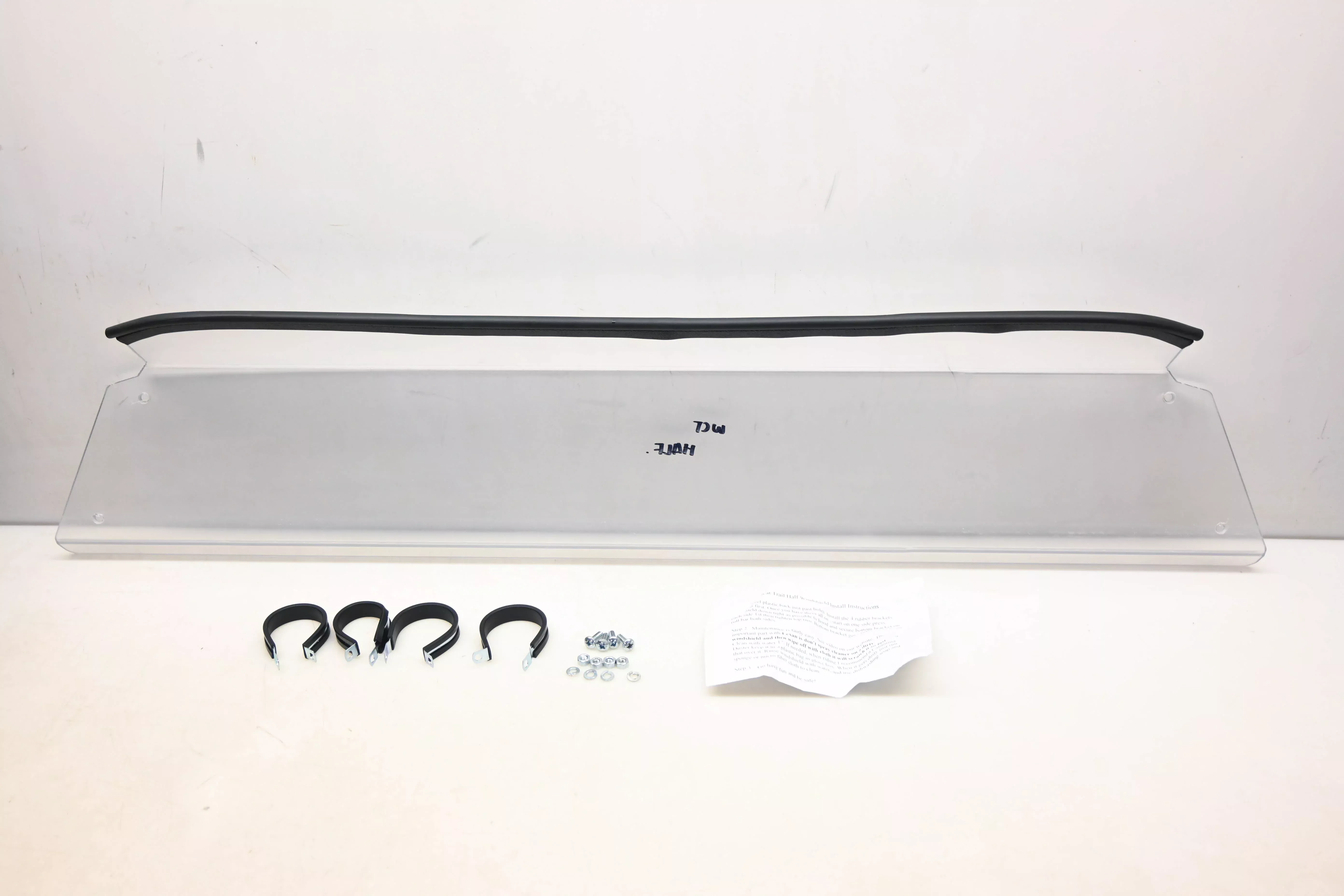 Aftermarket UW-AC-TR-1.5-OPT Wildcat Ploy Half Windshield Kit NOS