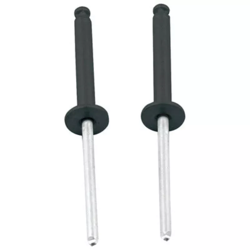 Allstar 1/8" Tri-Fold Rivets 100pk Black