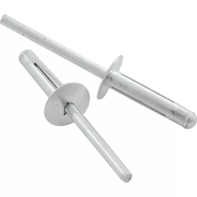 Allstar 3/16" Flange Medium Head Tri-Fold Rivets 250pk Silver