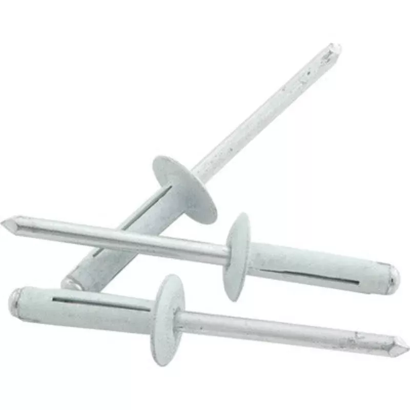 Allstar 3/16" Medium Head Tri-Fold Rivets 250pk White