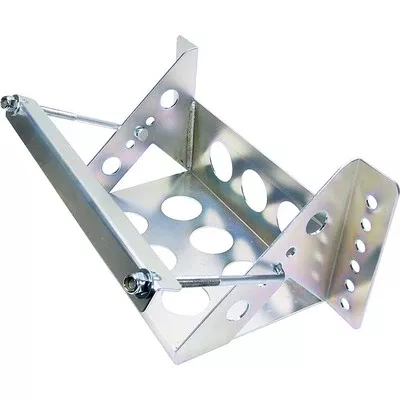 Allstar Bolt-On Battery Box - Clear Zinc