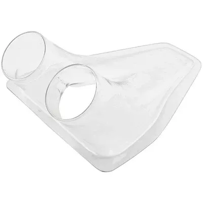 Allstar Brake Duct Teardrop Clear Double Hole
