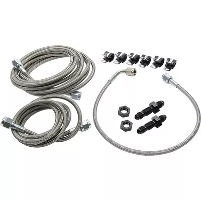 Allstar Front End Brake Line Kit Mod OEM Calipers
