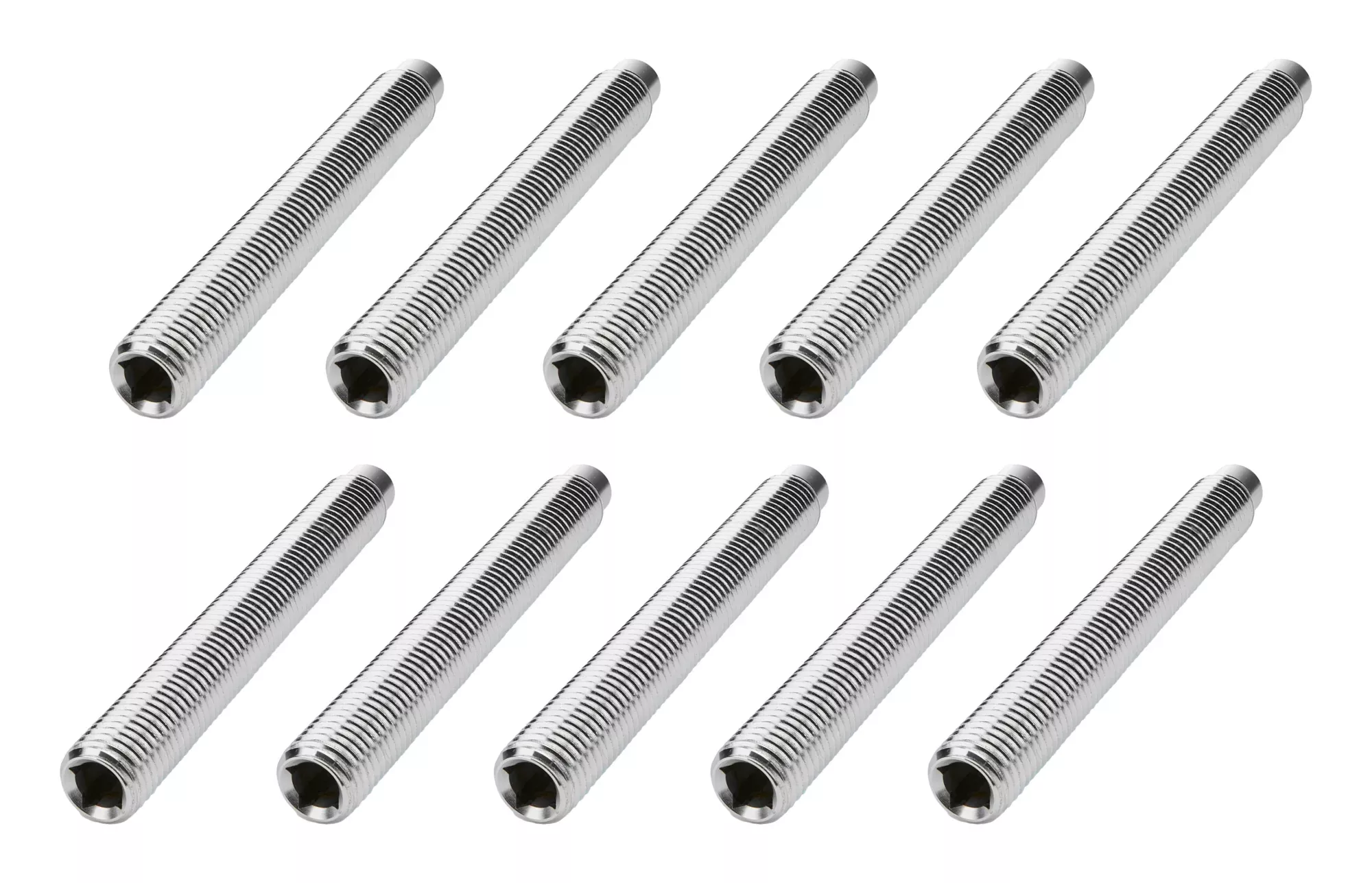 Allstar Performance 8" Steel Weight Jack Bolt - Coarse Thread (10 Pack)