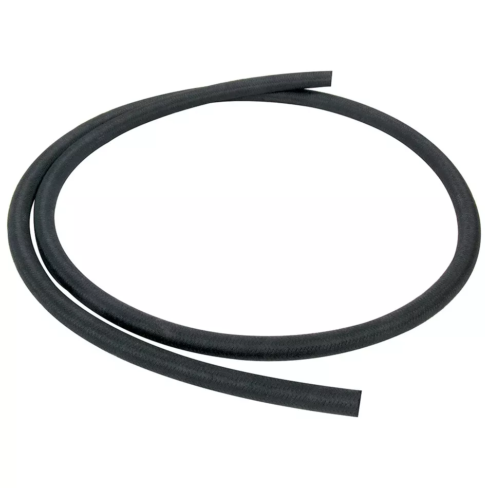 Allstar Performance Power Steering Hose - 15 ft - Braided Nylon / Rubber - Black