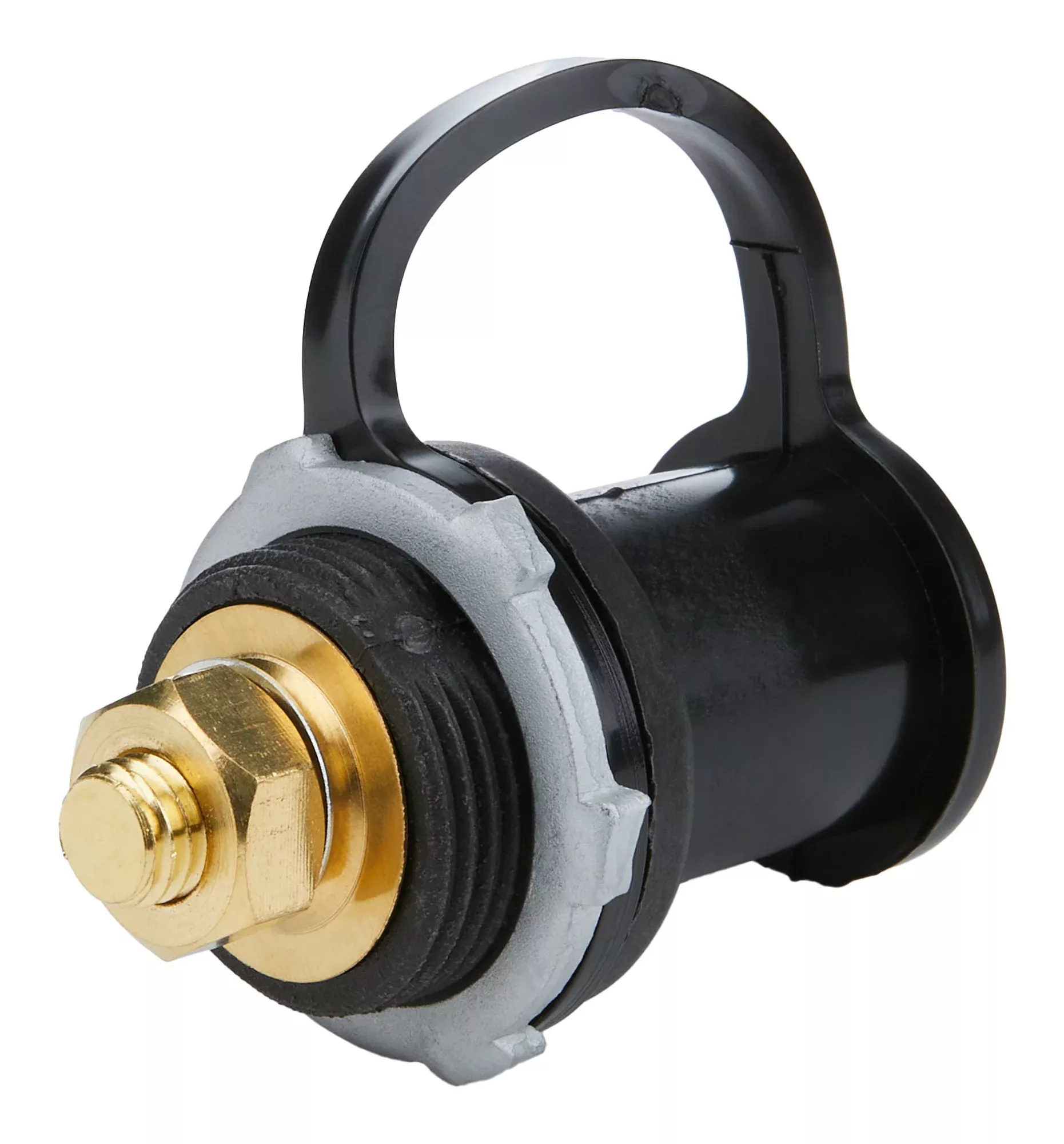 Allstar Performance Remote Battery Terminal - 3/8-16" Stud - Rubber Cap - Black - (Set of 25)