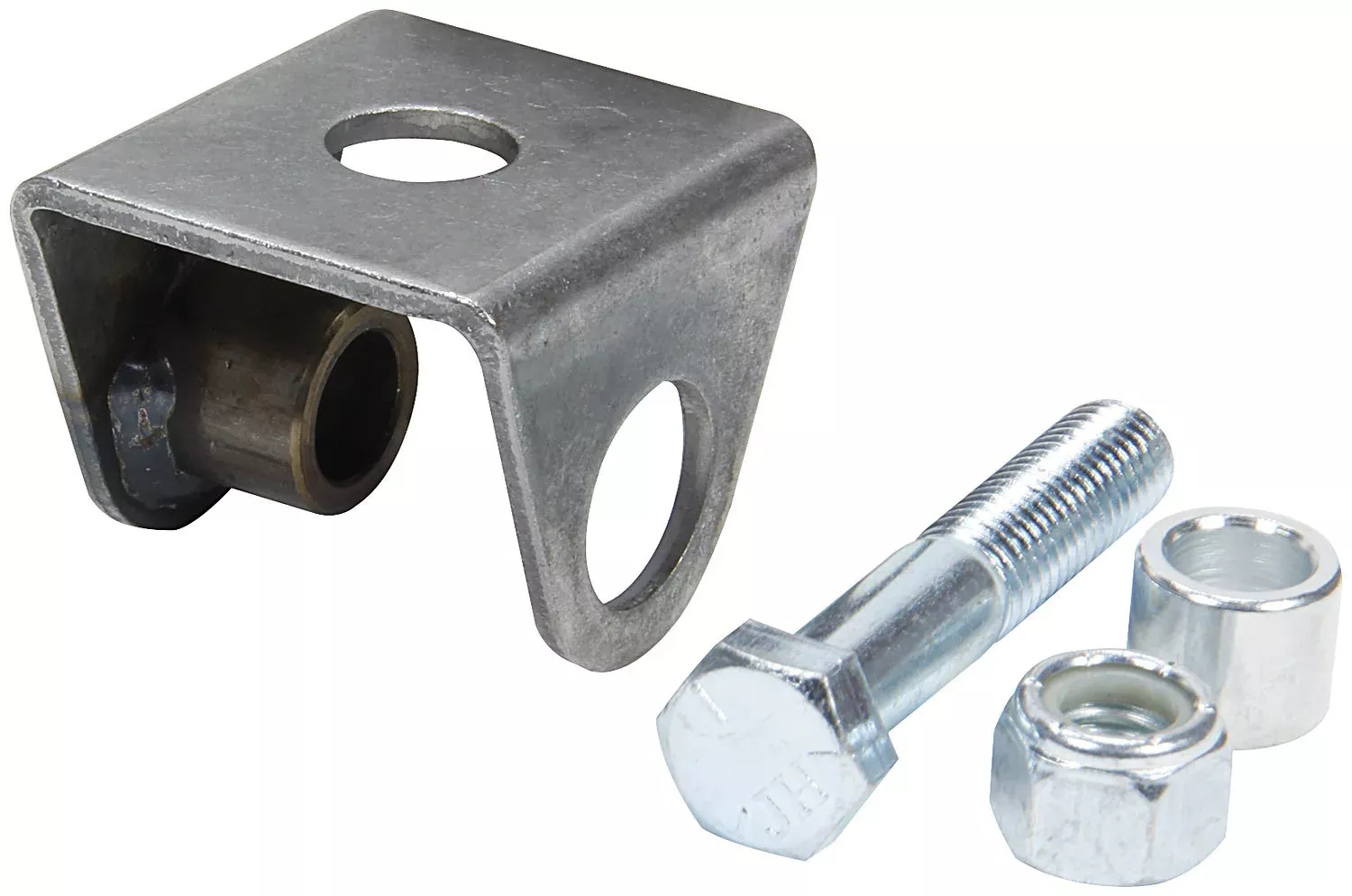 Allstar Performance Shock Bracket w/ Grade 5 Bolt - Lock Nut & Spacer - Flat Mount Style