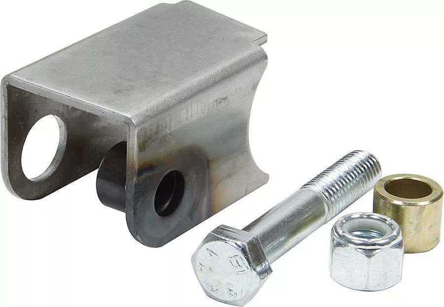 Allstar Performance Shock Bracket w/ Grade 5 Bolt - Lock Nut & Spacer - Left Hand - Notched Style