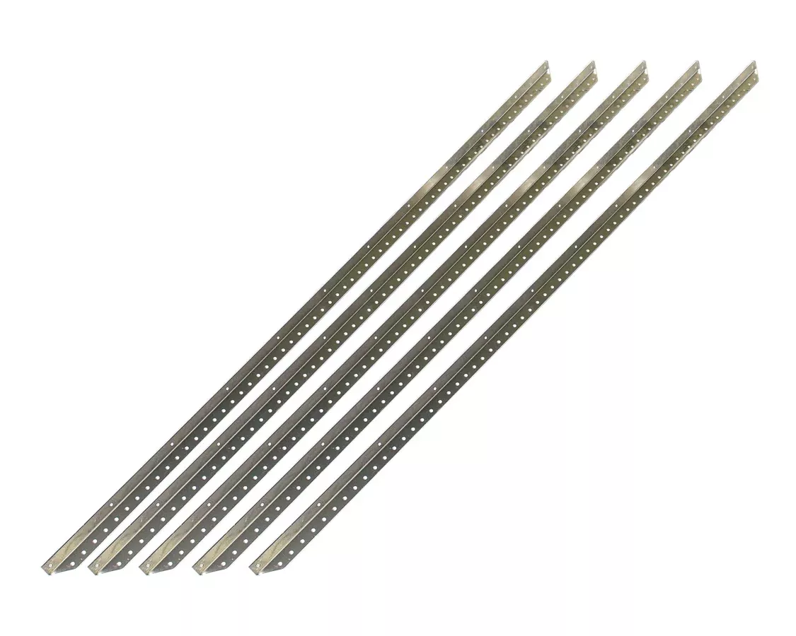 Allstar Performance Slotted Angle Aluminum - 120 Degree - 66" Long (5 Pack)