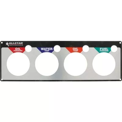 Allstar Replacement 4 Gauge Panel OP/WT/OT/FP