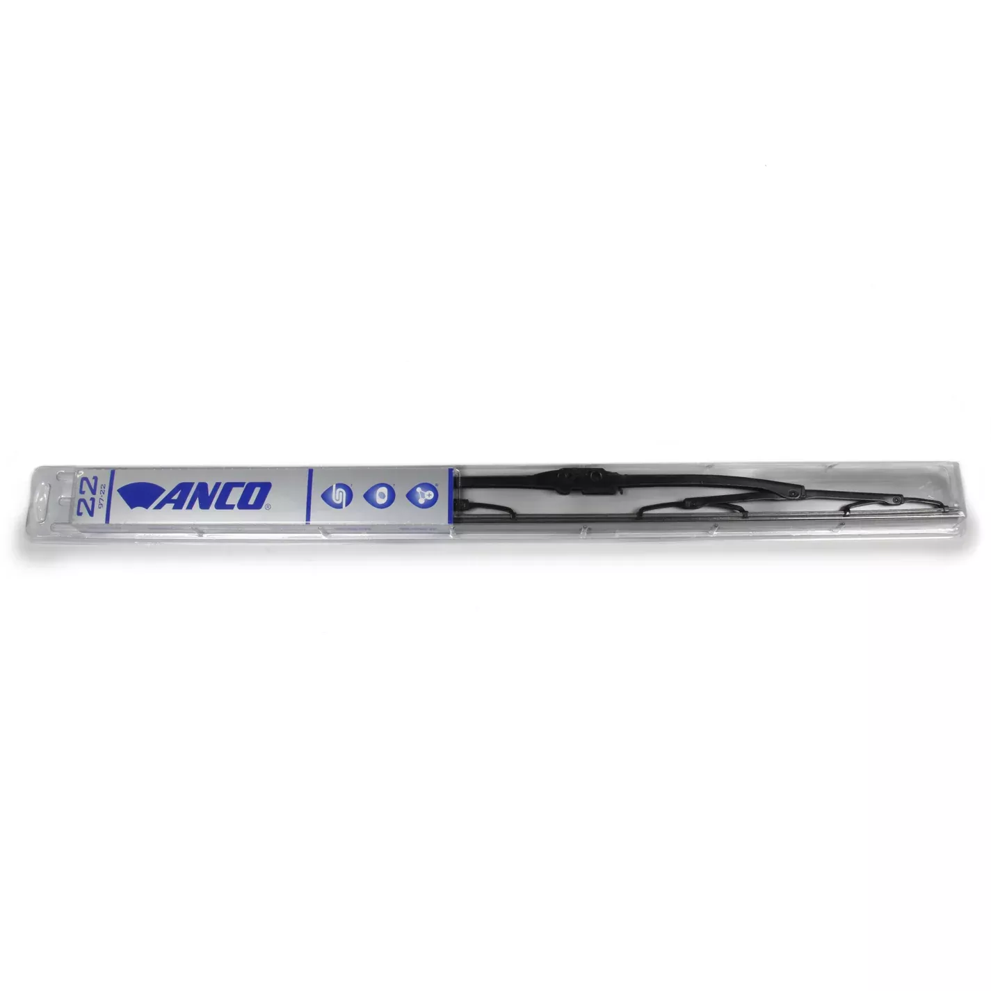 ANCO 97 Series Wiper Blade - 22" Long - Rubber - Black