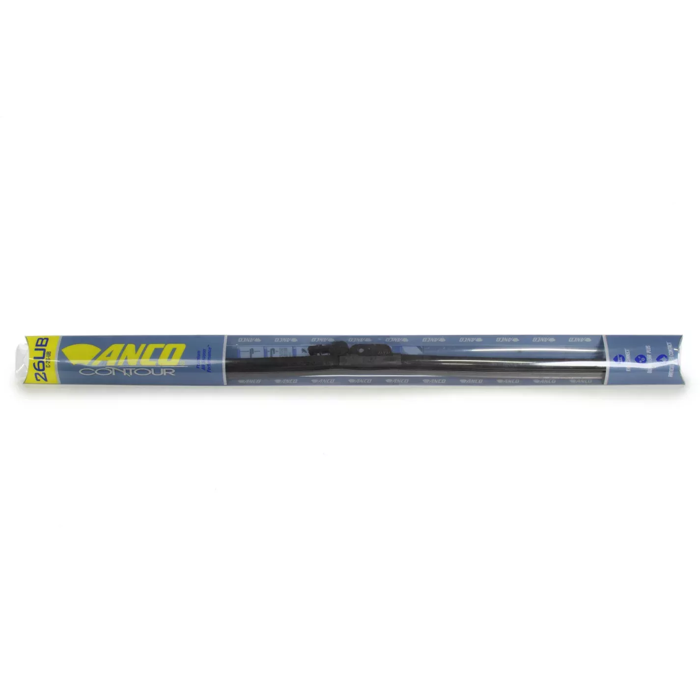 ANCO Contour Wiper Blade - 26" Long - Rubber - Black