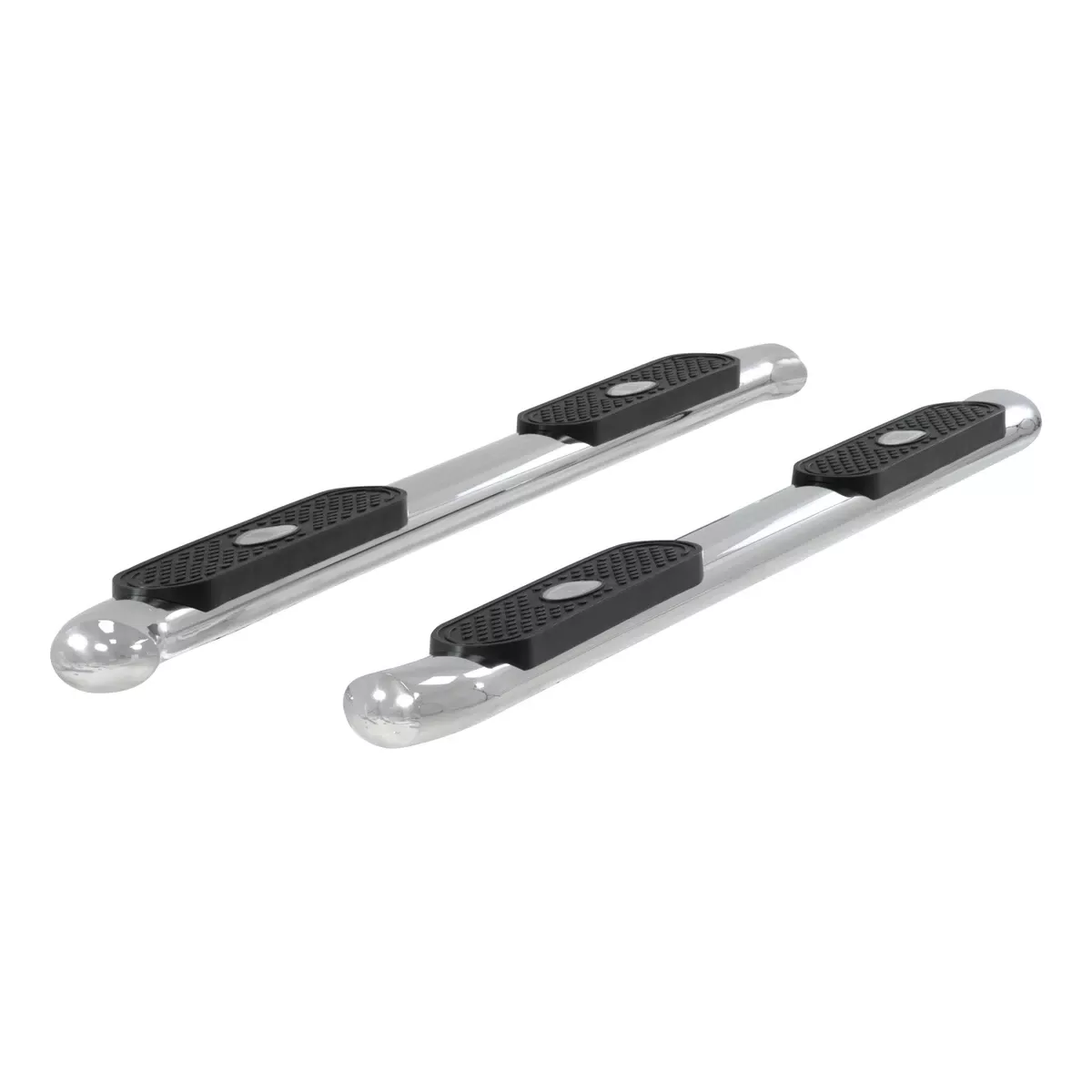 ARIES 4" Polished Stainless Oval Side Bars, Select Ford Explorer Step Nerf Bar Kit