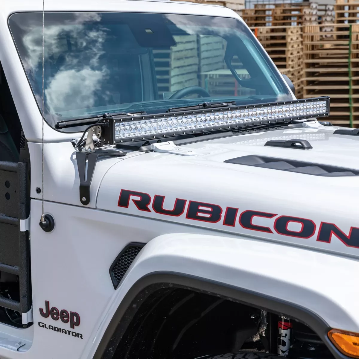 ARIES Jeep Wrangler JL, Gladiator Windshield Light Bar and Brackets Light Bar Mounting Kit