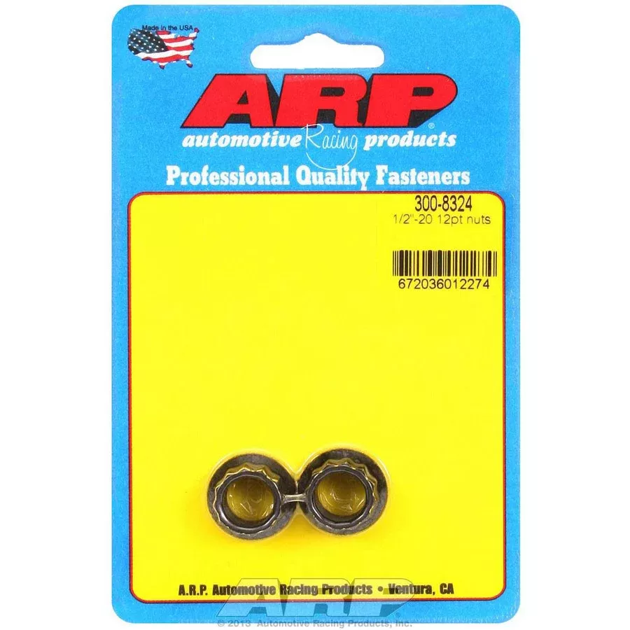 ARP 1/2-20 12 Point Nuts (2)