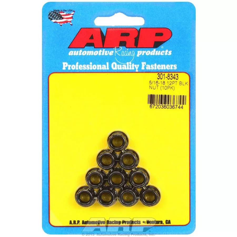 ARP 5/16-18 12 Point Nuts (10)