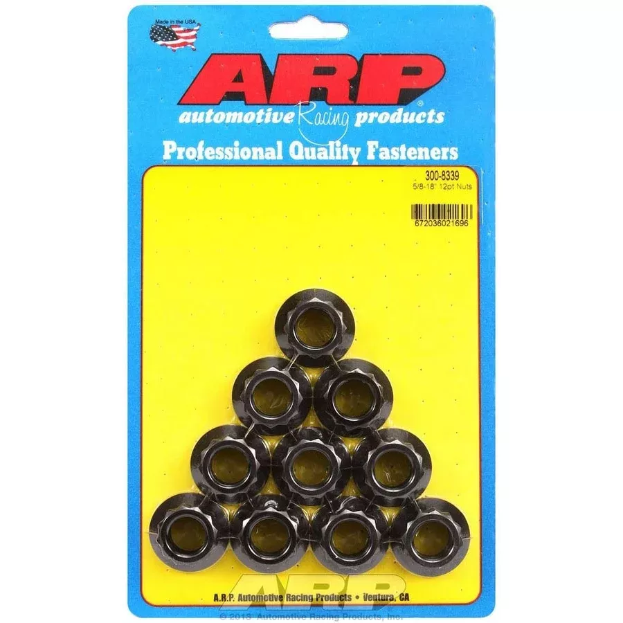 ARP 5/8-18 12 Point Nuts (10)
