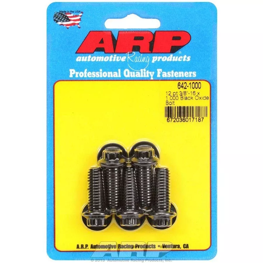 ARP Bolt Kit - 12 Point (5) 3/8-16 x 1.000