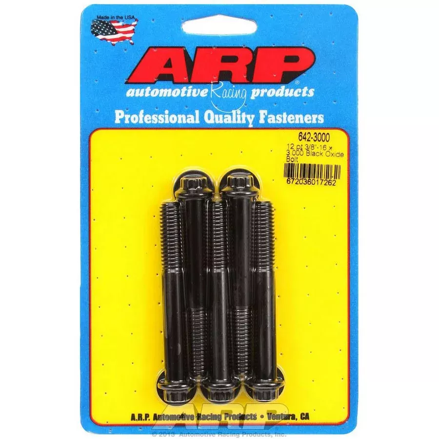 ARP Bolt Kit - 12 Point (5) 3/8-16 x 3.000