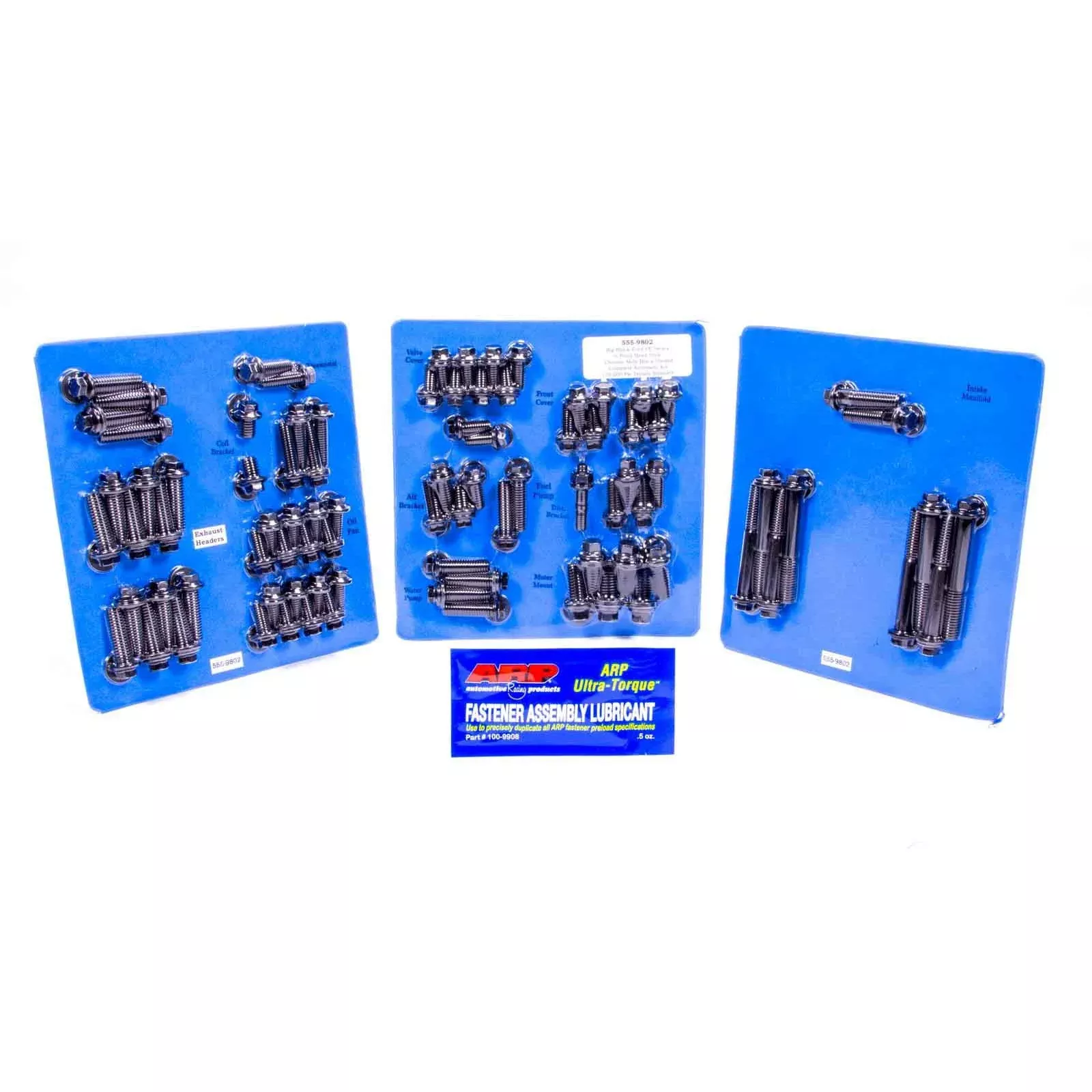 ARP Hex Head Engine and Accessory Fastener Kit Chromoly Black Oxide Ford FE-Series - Kit