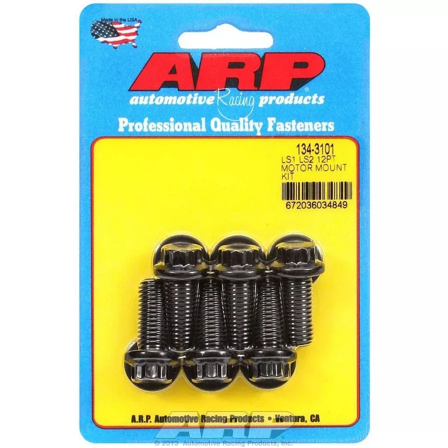 ARP Motor Mount Bolt Kit - 12 Point LS1/LS2
