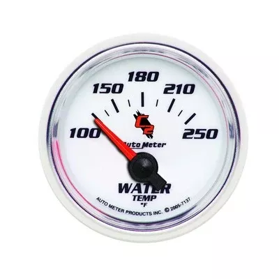 AutoMeter 2-1/16" C2/S Water Temp Gauge 100-250 Degrees