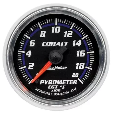 AutoMeter 2-1/16" Cobalt 2000 Degree Pyrometer