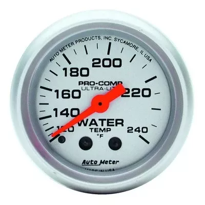 AutoMeter 2-1/16" Mini Ultralite Water Temp Gauge