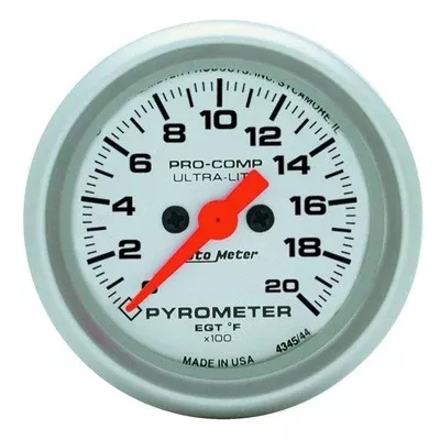 AutoMeter 2-1/16" Ultra-Lite 2000 Degree Pyrometer