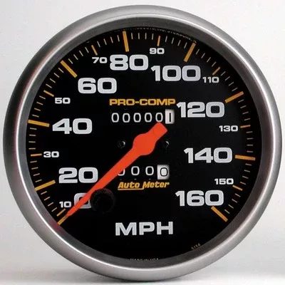 AutoMeter 5" Mechanical Speedometer 160 mph