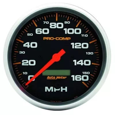 AutoMeter 5" Pro-Comp Electric Speedometer 160mph