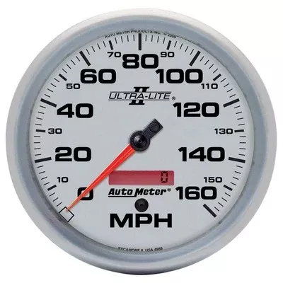 AutoMeter 5" Ultra-Lite II In-Dash Speedometer 160 mph
