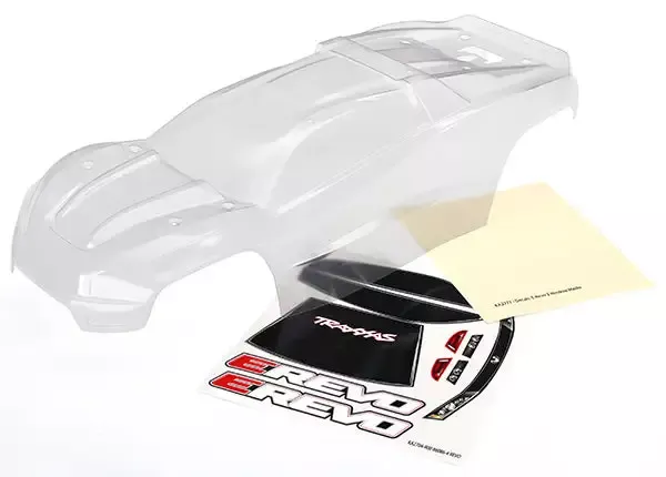 Body Clear E-Revo™ Window, Grille, Lights Decal Sheet: 8611