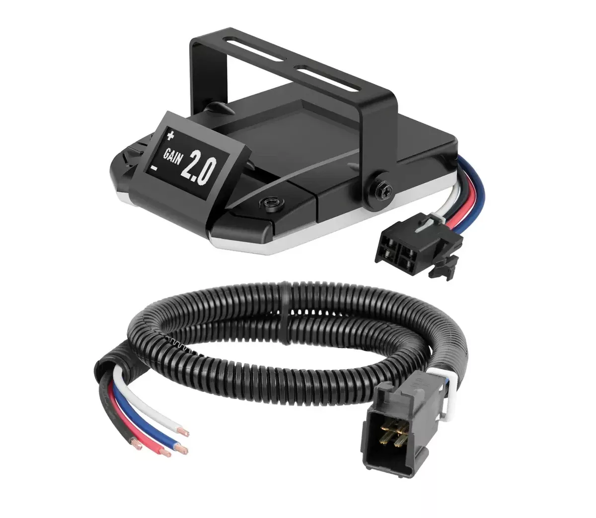CURT Assure Proportional 1-4 Axle Trailer Brake Controller with Dynamic Screen w/ Universal Wire