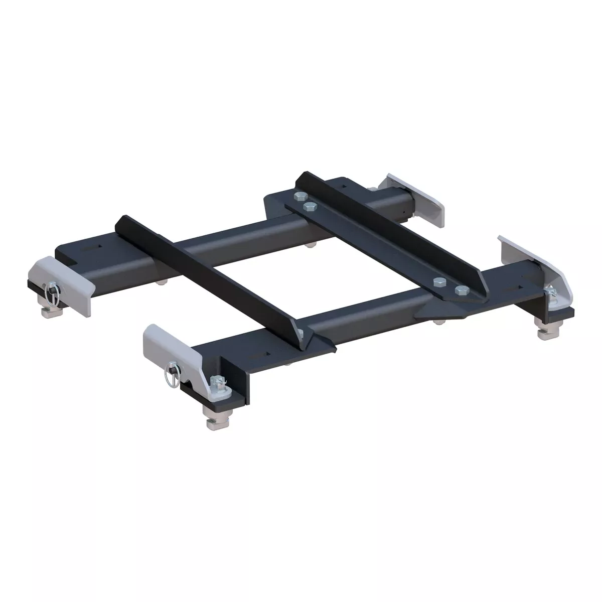 CURT Puck System 5th Wheel Roller Adapter, 20K, Select Silverado, Sierra, 6.5' Bed Fifth Wheel Trailer Hitch Mount Leg