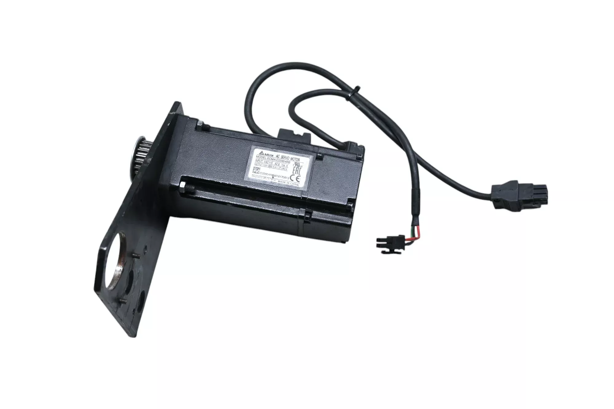 Delta Electronics ECMA-C20604RS AC Servo Motor and Bracket