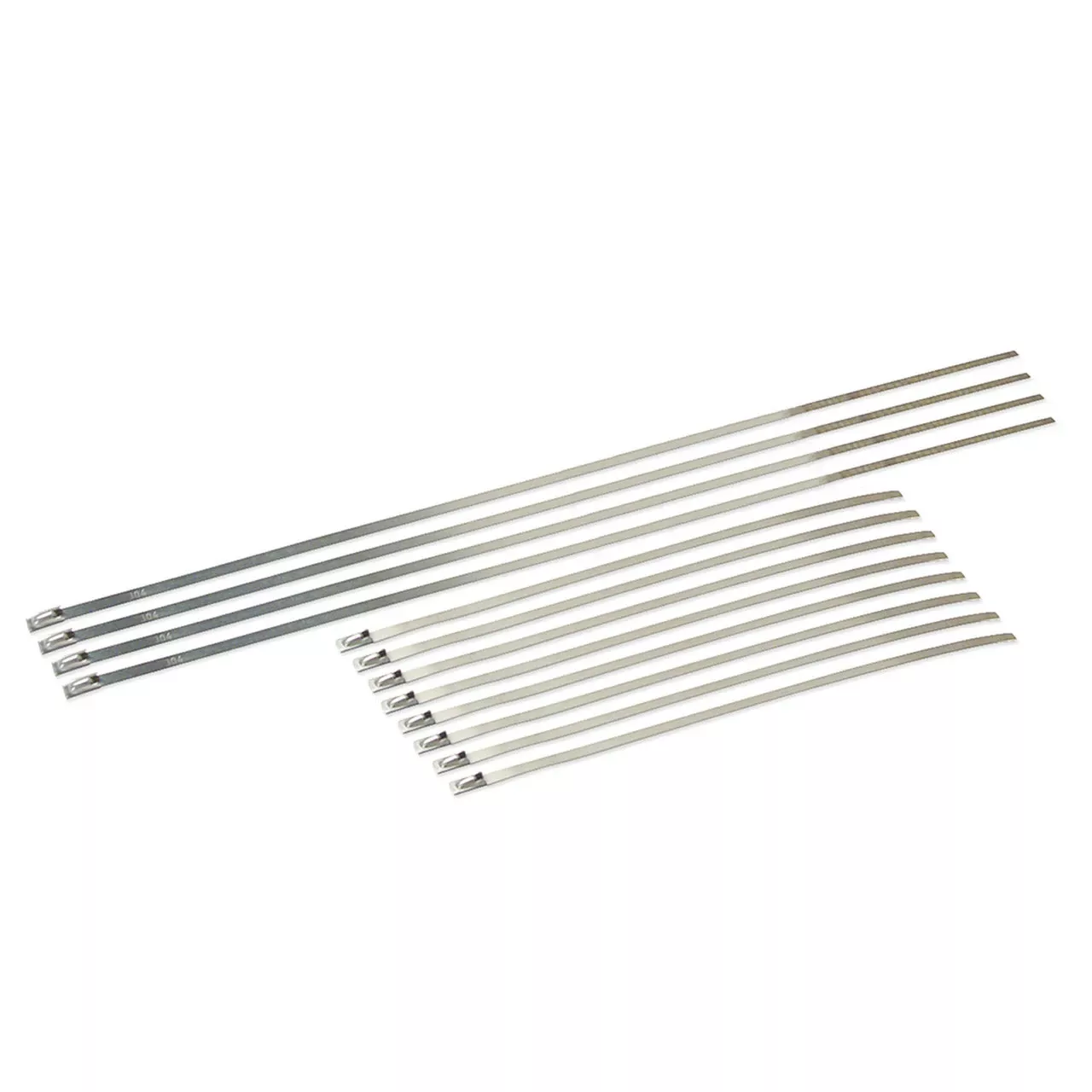 Design Engineering, Inc. 10205 SS Locking Ties Combo 8in 14in